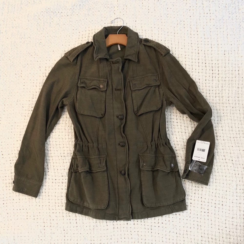 FREE PEOPLE utility jacket ✨ NWT